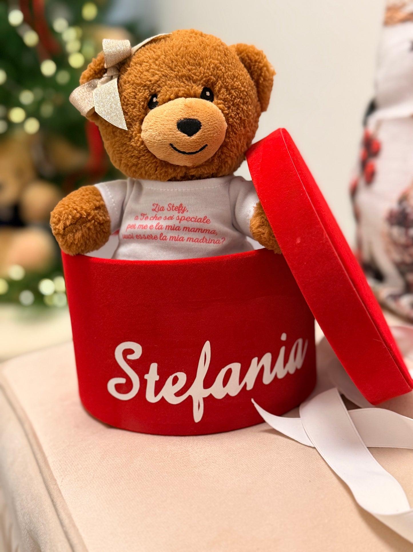Peluche con box personalizzata