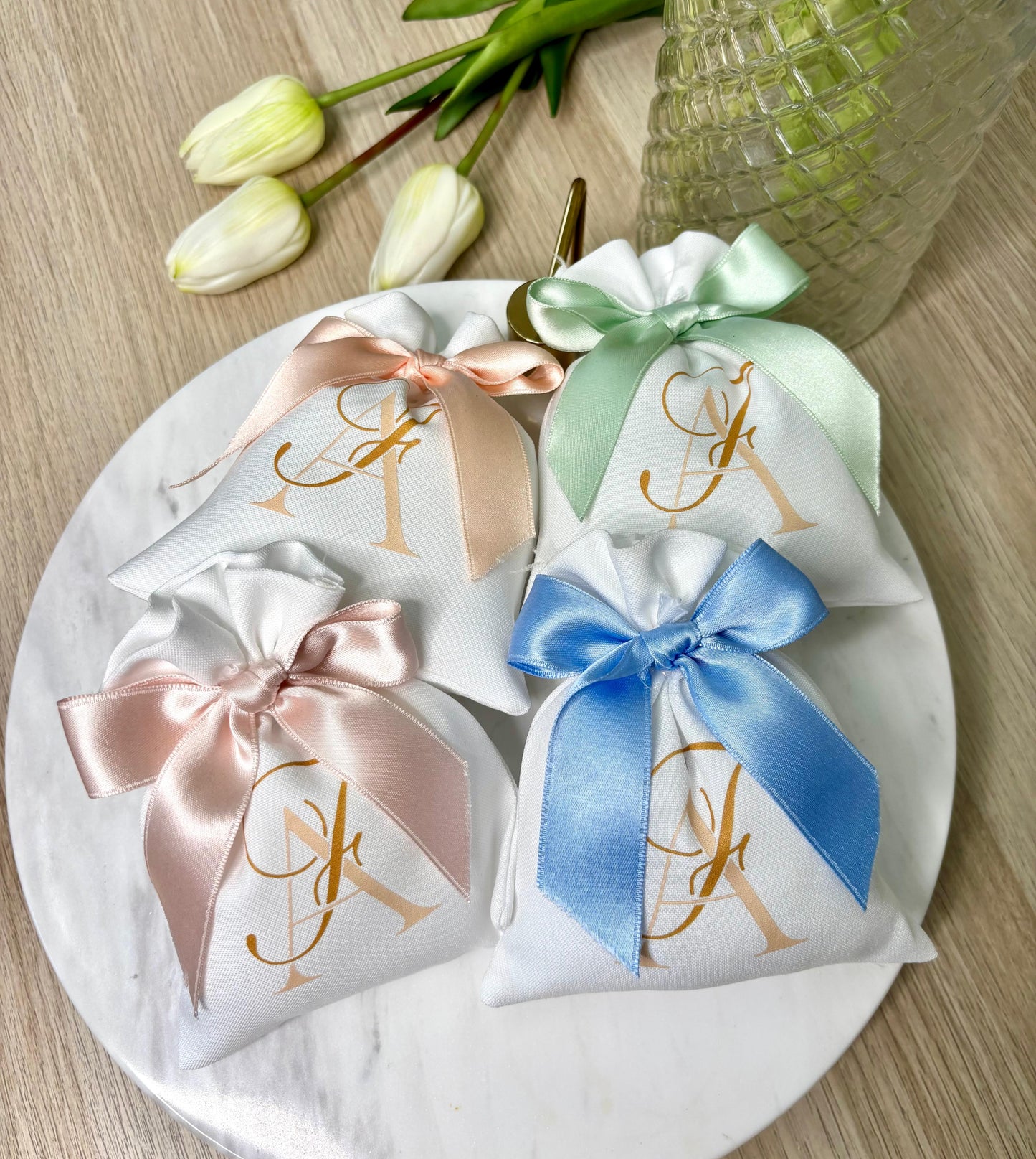 Sacchetto porta confetti con stampa